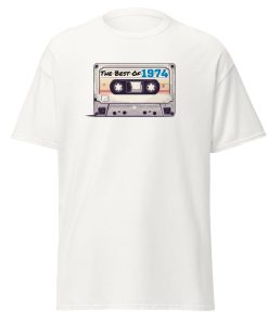 The Best of 1974 Cassette Tape T-shirt Gift for Born in 1974 Present for Men