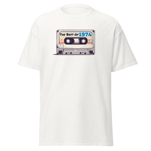 The Best of 1974 Cassette Tape T-shirt Gift for Born in 1974 Present for Men