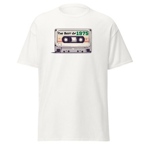 The Best of 1975 Cassette Tape T-shirt Gift for Born in 1975 Present for Men