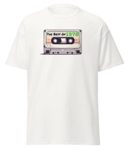 The Best of 1978 Cassette Tape T-shirt Gift for Born in 1978 Present for Men
