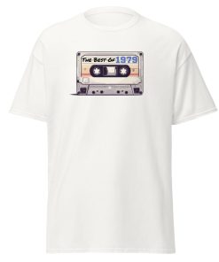 The Best of 1979 Cassette Tape T-shirt Gift for Born in 1979 Present for Men - Image 6