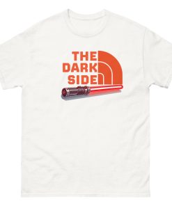 The Dark Side – Red Lightsaber T-shirt for Space Wars Fans