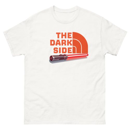 The Dark Side – Red Lightsaber T-shirt for Star Wars Fans