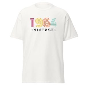 1964 Vintage Birthday T-shirt for 60th Birthday Present Born in 1964