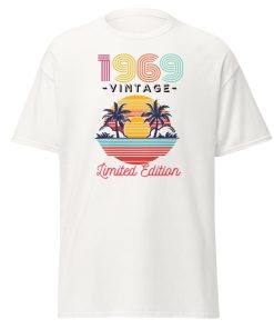 1969 Classic Vintage Limited Edition Birthday T-Shirt Present Born In 1969