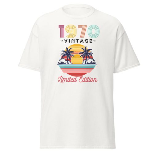 1970 Classic Vintage Limited Edition Birthday T-Shirt Present Born In 1970