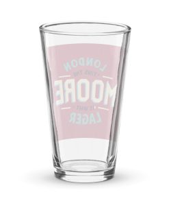 Moore London Lager Shaker pint glass West Ham Gift