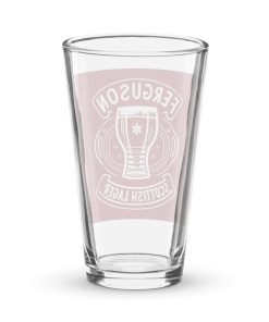 Ferguson Scottish Lager Pint Glass Shaker pint glass Man Utd Gift