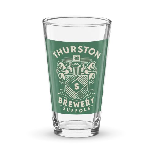 Thurston Brewery Suffolk Logo Beer Glass Gift
