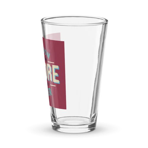 Moore London Lager Shaker pint glass West Ham Gift