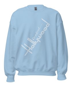 Light Blue Romford Hollywood’s Nightclub Sweatshirt Retro 1990’s style