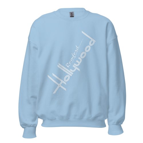 Light Blue Romford Hollywood’s Nightclub Sweatshirt Retro 1990’s style