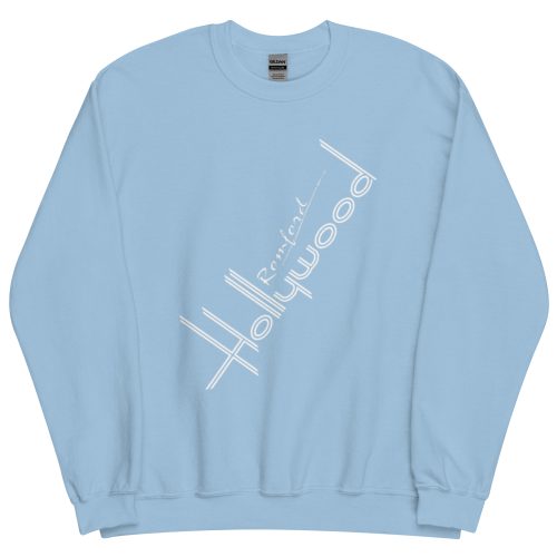 Light Blue Romford Hollywood’s Nightclub Sweatshirt Retro 1990’s style