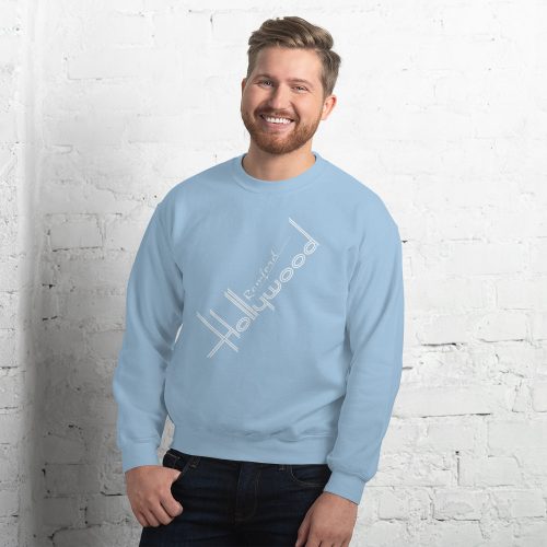 Light Blue Romford Hollywood’s Nightclub Sweatshirt Retro 1990’s style