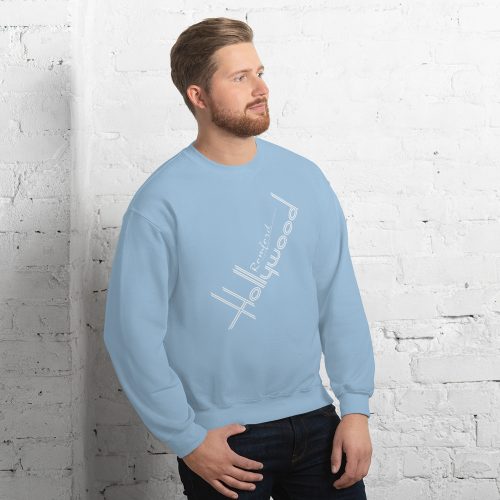 Light Blue Romford Hollywood’s Nightclub Sweatshirt Retro 1990’s style