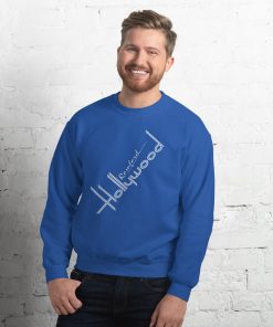 BlueĀ Romford Hollywoodās Nightclub Sweatshirt Retro 1990ās style