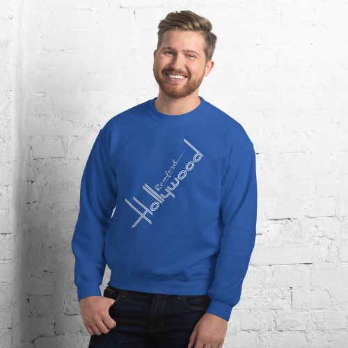 Blue Romford Hollywood’s Nightclub Sweatshirt Retro 1990’s style