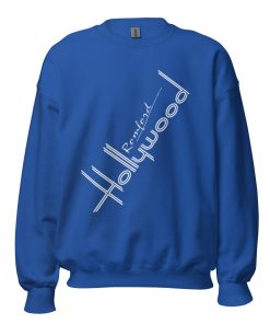 Blue Romford Hollywood’s Nightclub Sweatshirt Retro 1990’s style