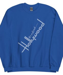 Blue Romford Hollywood’s Nightclub Sweatshirt Retro 1990’s style
