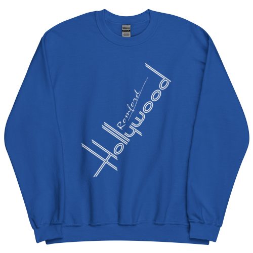 Blue Romford Hollywood’s Nightclub Sweatshirt Retro 1990’s style