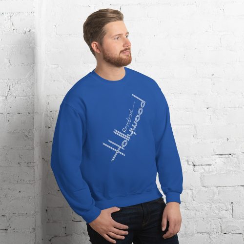 Blue Romford Hollywood’s Nightclub Sweatshirt Retro 1990’s style