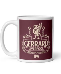 Gerrard Liverpool IPA Beer Mug Gift for Liverpool FC Fans