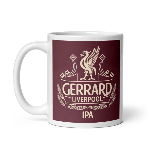 Gerrard Liverpool IPA Beer Mug Gift for Liverpool FC Fans