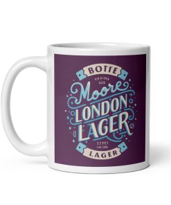 Moore London Lager Gift Mug for Beer and WHUFC fans