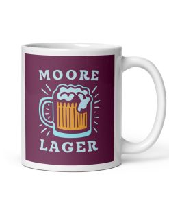 Moore Lager Beer Gift Mug for West Ham United Fans