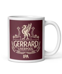 Gerrard Liverpool IPA Beer Mug Gift for Liverpool FC Fans