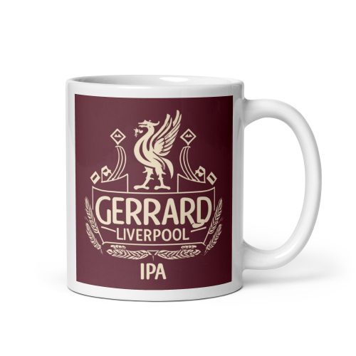 Gerrard Liverpool IPA Beer Mug Gift for Liverpool FC Fans