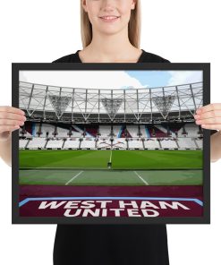 West Ham United London Stadium Framed Poster Gift for WHU fans