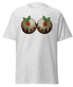 Christmas T-shirt with Christmas Puddings Funny Festive T-shirt