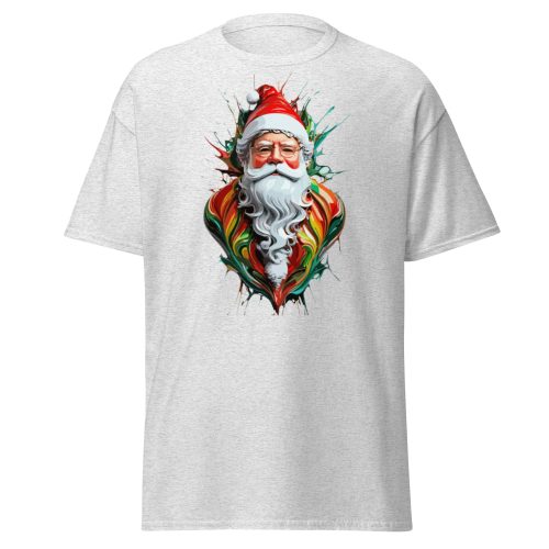 Santa Claus Splash Paint T-shirt Father Christmas T-shirt