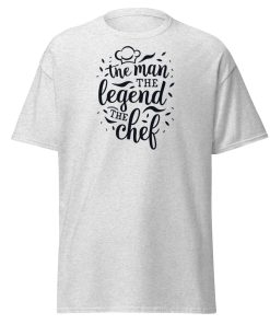 The Man The Legend The Chef T-shirt for Men Who Cook and Bake
