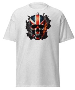 Skull Union Jack T-shirt Design