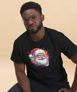 Father Christmas T-shirt Santa T-shirt bold bright colours
