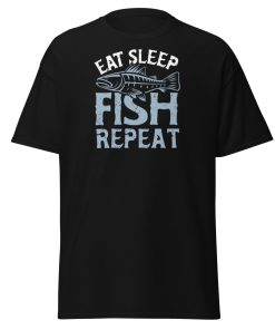 Eat Sleep Fish Repeat T-shirt Fishermen Angler t-shirts