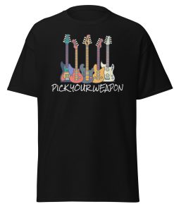 Pick Your Weapon – Guitar T-shirt Electric Guitars