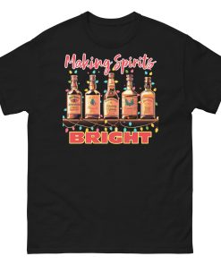 Making Spirits Bright Christmas T-shirt Festive Fun T-shirt