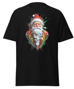 Santa Claus Splash Paint T-shirt Father Christmas T-shirt