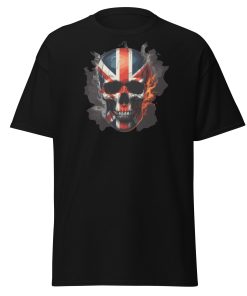 Skull Union Jack T-shirt Design