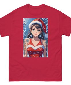 Christmas T-shirt – Anime Girl in Festive Christmas