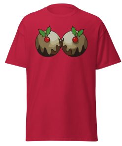 Christmas T-shirt with Christmas Puddings Funny Festive T-shirt