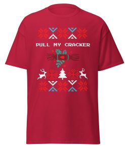 Pull My Cracker Christmas T-shirt Festive Funny T-shirt