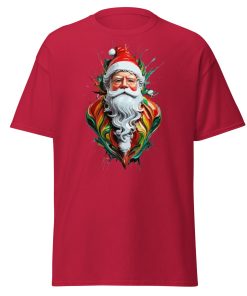 Santa Claus Splash Paint T-shirt Father Christmas T-shirt