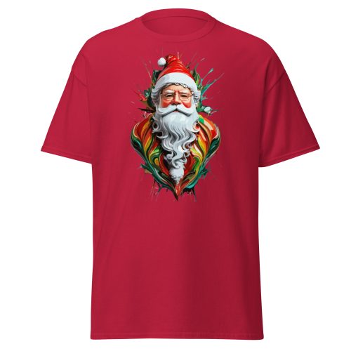 Santa Claus Splash Paint T-shirt Father Christmas T-shirt