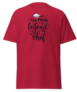 The Man The Legend The Chef T-shirt for Men Who Cook and Bake