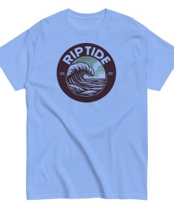 Rip Tide Men’s T-shirt Surfing Wave T-shirt Design