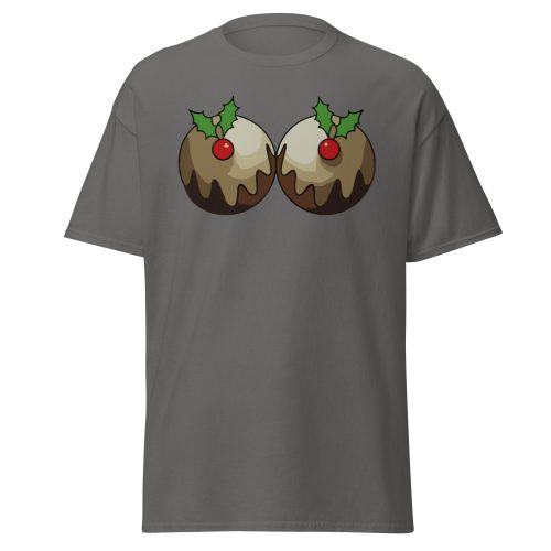 Christmas T-shirt with Christmas Puddings Funny Festive T-shirt